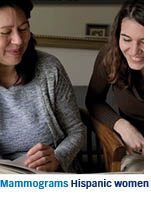 Mammograms for Hispanic women. Click here for video.